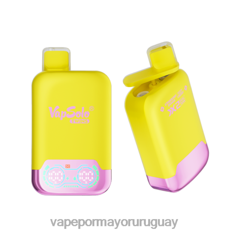 Liquido Vape Uruguay - Vapsolo TWINS vaporizador desechable plátano fresa y cereza gaseosa HL0R4126
