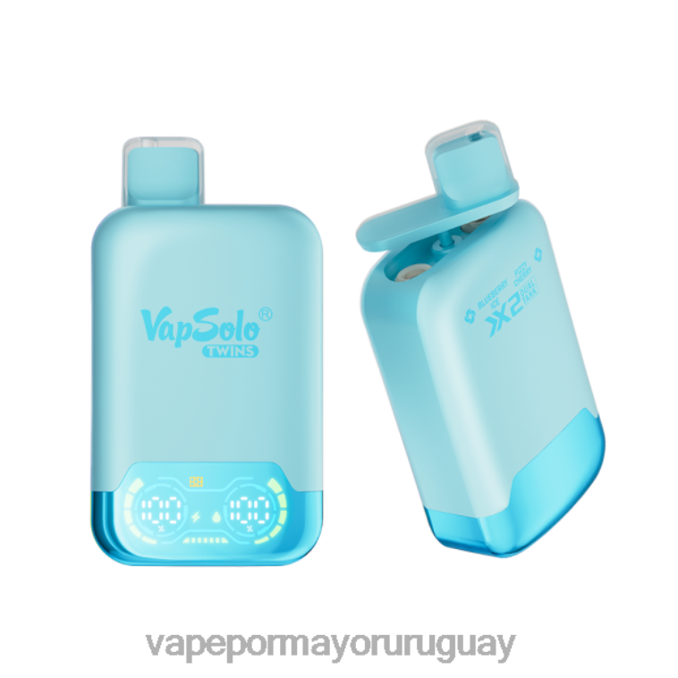 Vape Por Mayor Uruguay - Vapsolo TWINS vaporizador desechable hielo de arándanos y cereza gaseosa HL0R4121