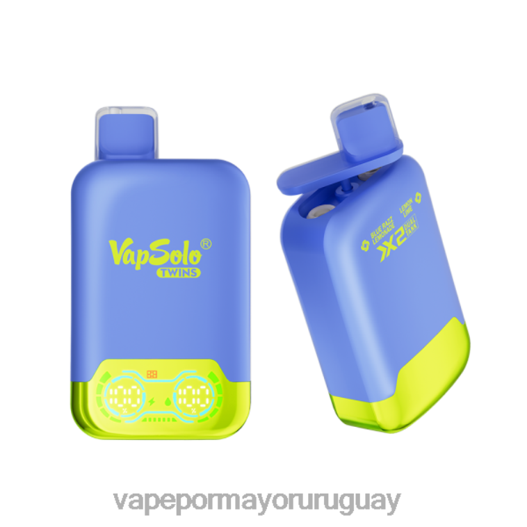 Venta De Vaporizadores Al Por Mayor - Vapsolo TWINS vaporizador desechable limonada blue razz y lima limón HL0R4120