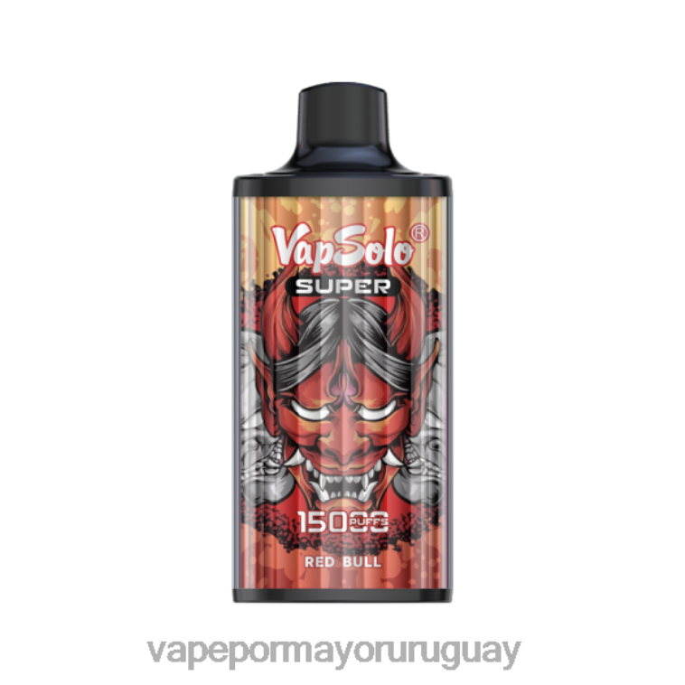 Vape Uruguay Sin Nicotina - Vapsolo SUPER vaporizador desechable toro rojo HL0R4114