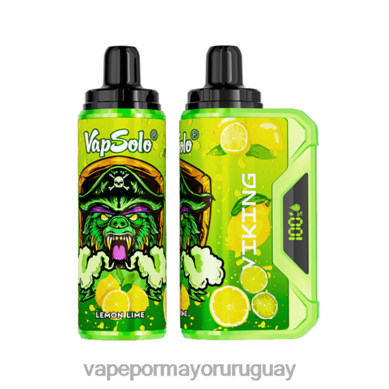 Vape Uruguay Sin Nicotina - Vapsolo VIKING vaporizador desechable lima limon HL0R4134