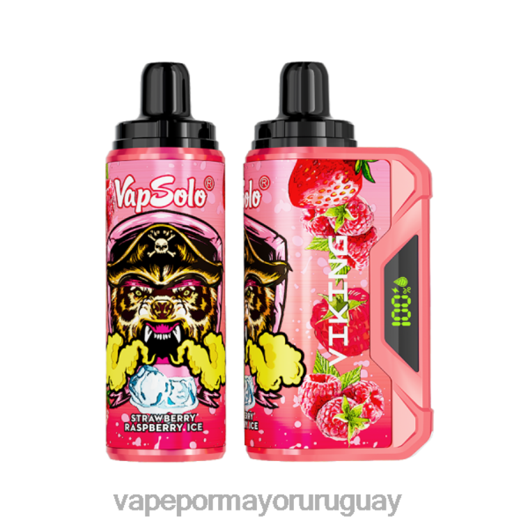 Vaporizador Desechable Al Por Mayor - Vapsolo VIKING vaporizador desechable hielo de fresa y frambuesa HL0R4139
