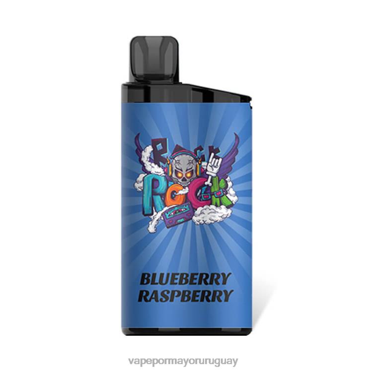 F6J4N92 - Vaper sin nicotina IGET BAR frambuesa arándano 3500 5% nicotina