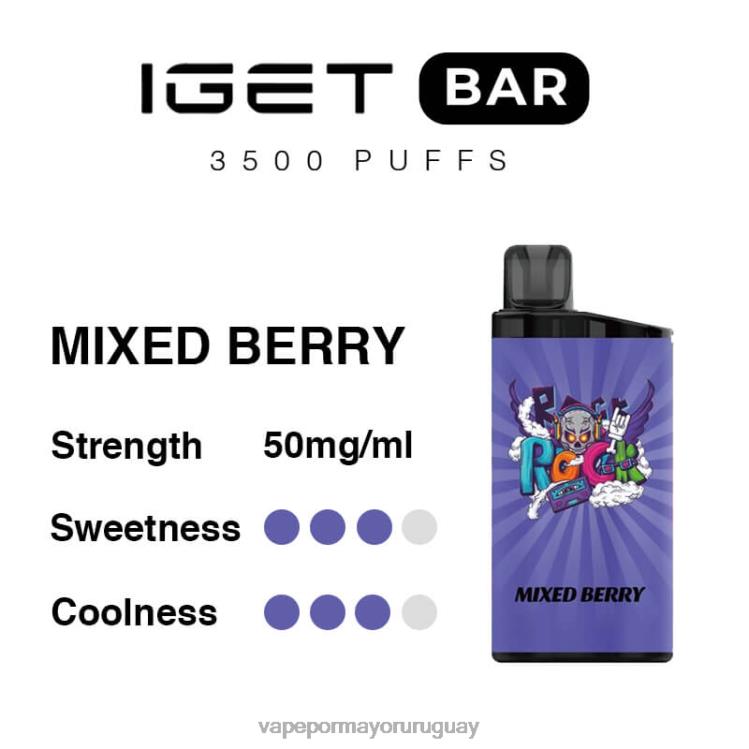 F6J4N94 - vaporizador al por mayor IGET BAR mezcla de baya 3500 5% nicotina